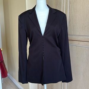 & Other Stories Corset Blazer Black Long Sleeve Top